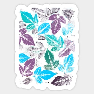 Autumn blues Sticker